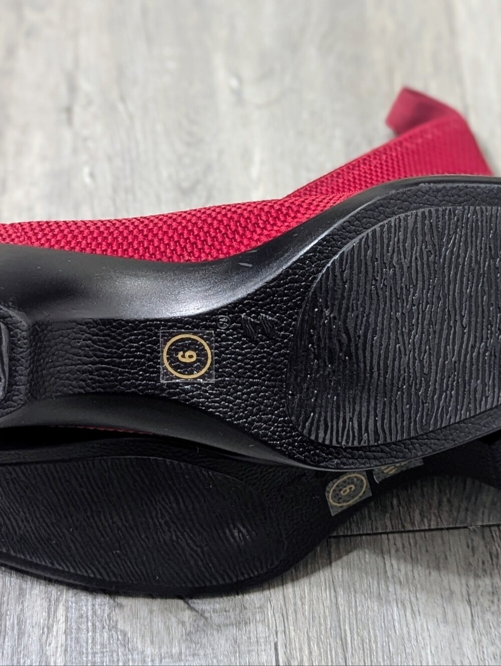Charleston Shoe Co Red Knit Ankle Boots NWOT - Picture 6 of 7